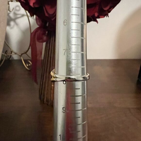 Sterling Silver Nataliya V. Collister's NVC Topaz Ring Sz 8 - Picture 9 of 9